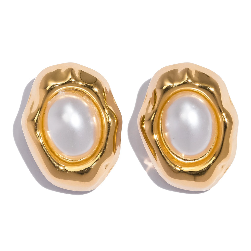 French-style Natural GemStone Earrings