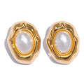 French-style Natural GemStone Earrings