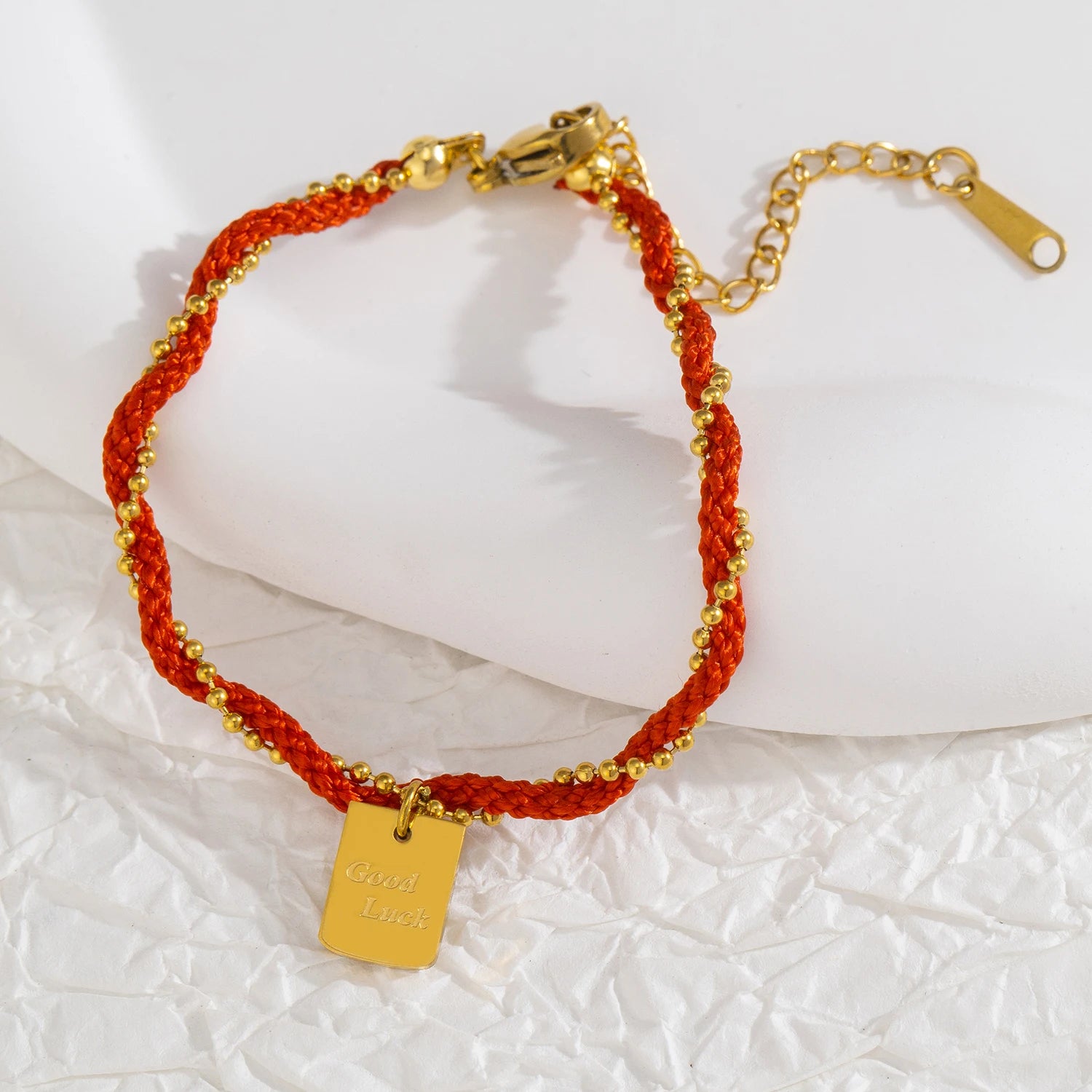 Braided Good Luck Charm Bracelet